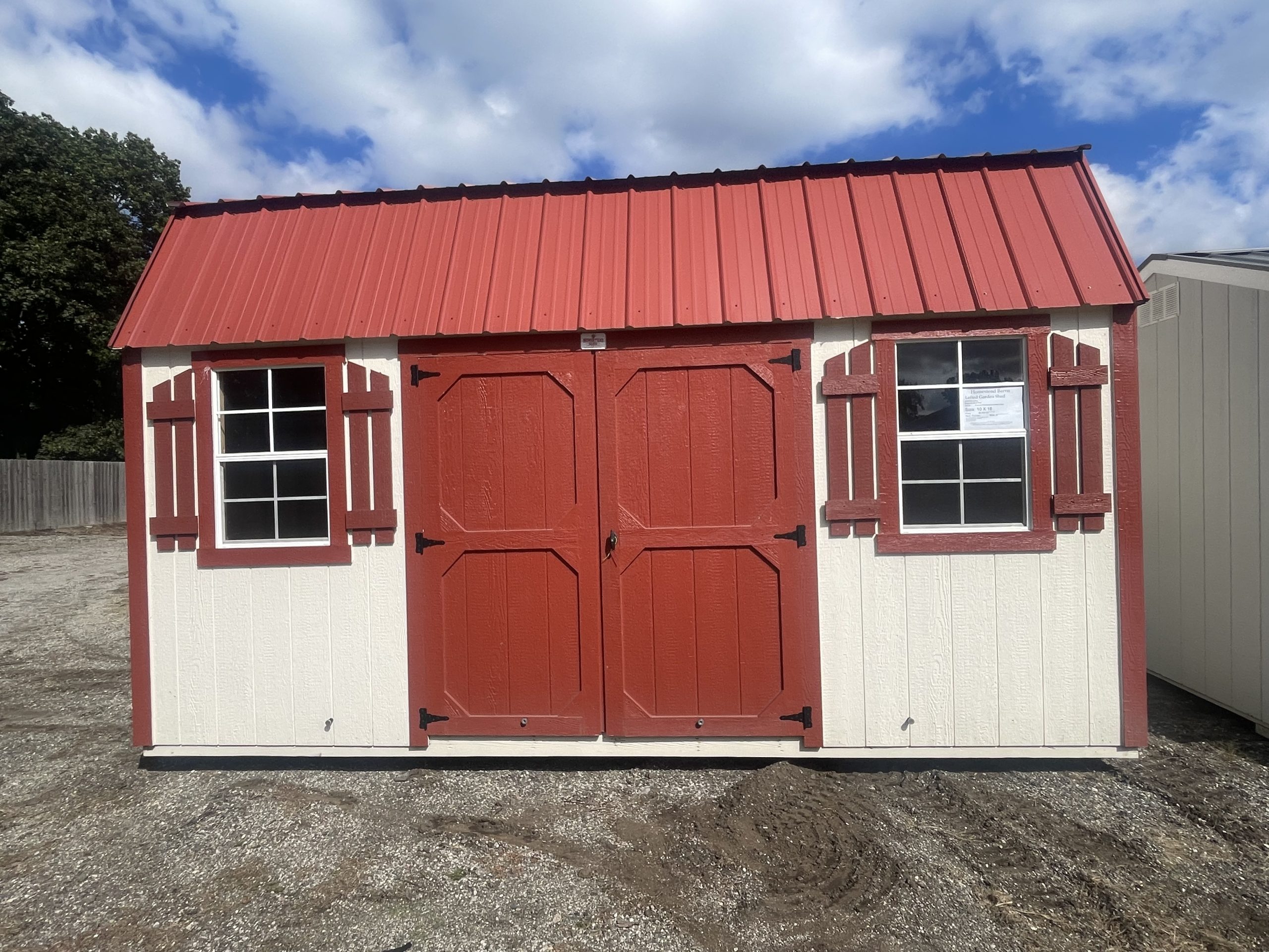 10x16 Lofted Garden Shed